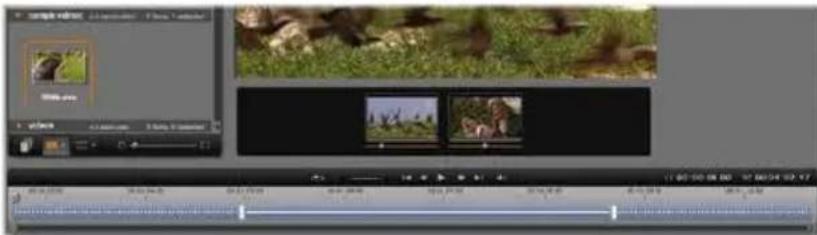 PINNACLE Studio 17 - Internes Trimmen der Montage-Clips - 1