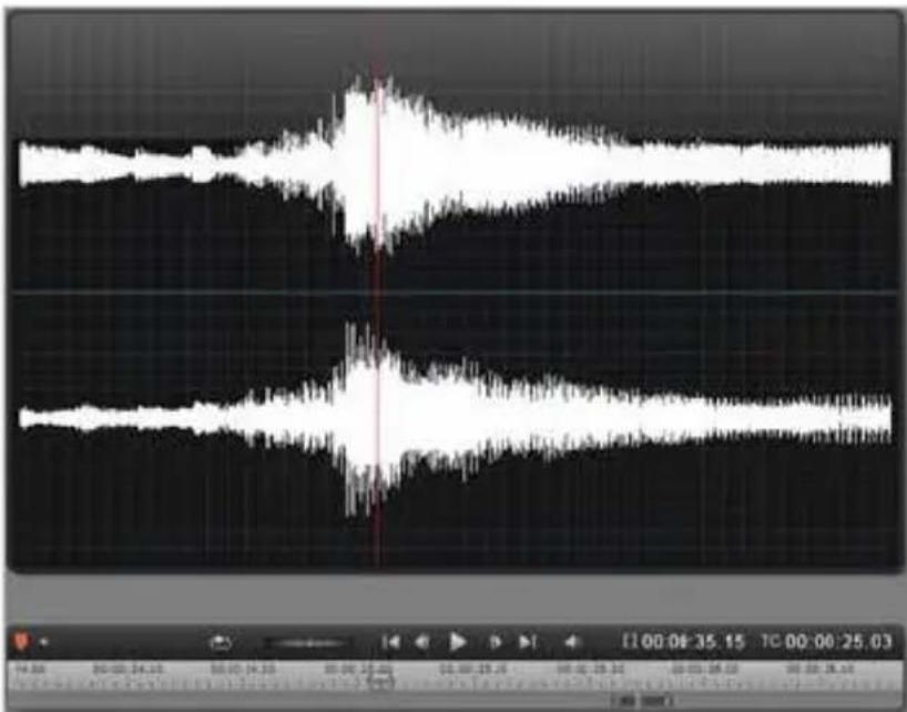PINNACLE Studio 19 - Audio-Wellenform und Tonfrequenzen - 1