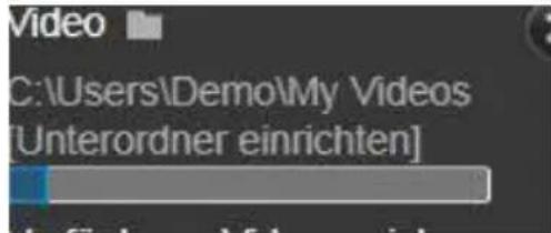 Video C:\Users\Demo\My Videos [Unterordner einrichten]