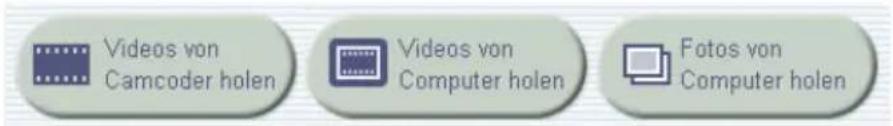 Videos von Camcoder holen Videos von Computer holen Fotos von Computer holen