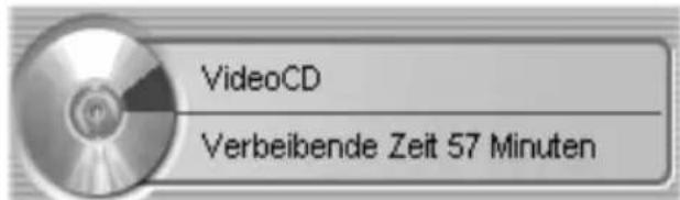 VideoCD Verbeibende Zeit 57 Minuten