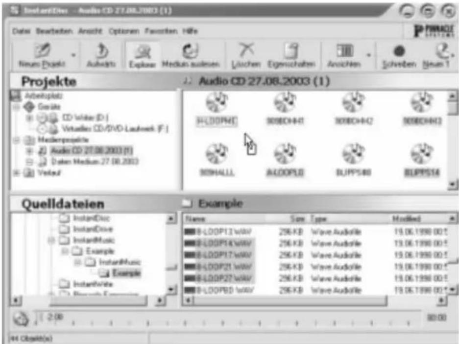 InstantEtes - Audio CD 27.08.2003 (1) Data: Bewerheiten, Ansicht, Optoren, Favored, Hfe PENANCE Institute Newsp Projekt Aufakti Explorer Medium aulesien Lüchen Eigensohens Anschien Schreiben Nieu 1 Projekte Audio CD 27.08.2003 (1) Arbeitsplatz Gesiko CD Video (D:) Virtakios CD/DVD-Laufwerk (F:) Masterprojekte Audio CD 27.08.2003 (1) Datum Medium:27.08.2003 Verkauf SLOOPHC SOSOHH4T SOSOHHCZ SOSOHHH3 SOSHALL ALOOPLB SUPPS40 SUPPS16 Quelldateien Example Name Size Type Modified InstantDisc InstantDrive InstantMusic Example InstantMusic Example InstantWrite Microsoft Express B-LOOP13 w/w/ 296 KB Wave Audiofile 19.06.1990 00:5 B-LOOP14 w/w/ 296 KB Wave Audiofile 19.06.1990 00:5 B-LOOP17 w/w/ 296 KB Wave Audiofile 19.06.1990 00:5 B-LOOP21 w/w/ 296 KB Wave Audiofile 19.06.1990 00:5 B-LOOP27 w/w/ 296 KB Wave Audiofile 19.06.1990 00:5 B-LOOPBD w/w/ 296 KB Wave Audiofile 19.06.1990 00:5 2.00 80.00 44 Objekt(s)
