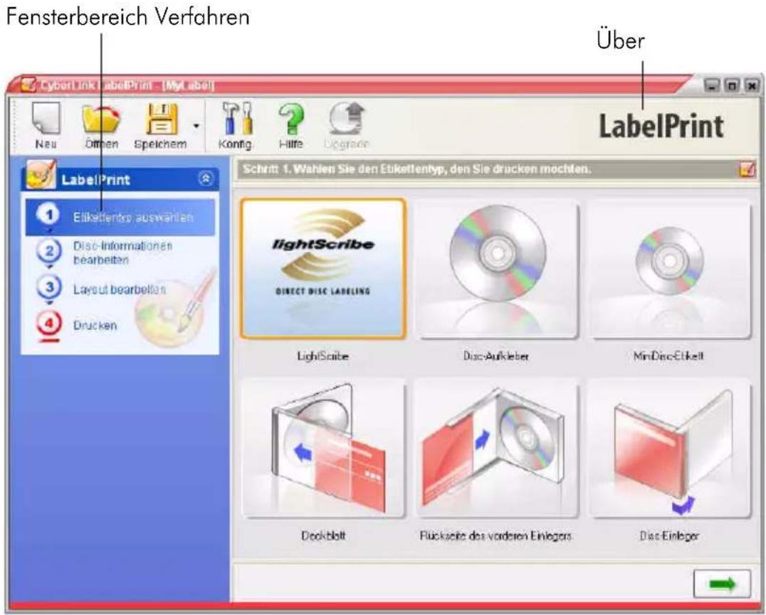CYBERLINK LabelPrint 1.0 - Das LabelPrint Programm - 1