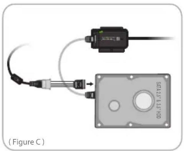 MUKii TransImp TIP-D180SU-WH - 2.5" & 3.5" SATA HDD/SSD installation: - 3