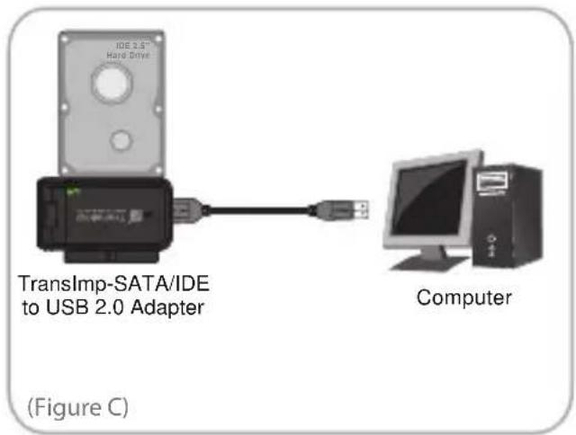 MUKii TransImp TIP-D180SU-WH - 2.5" IDE Hard Drive Installation: - 5