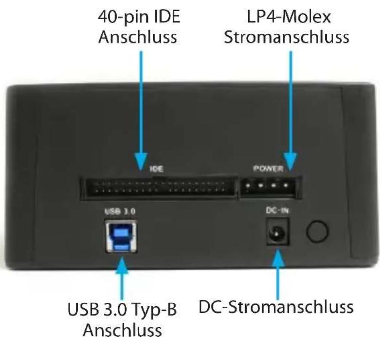 StarTech.com UNIDOCK3U - Rückansicht - 1
