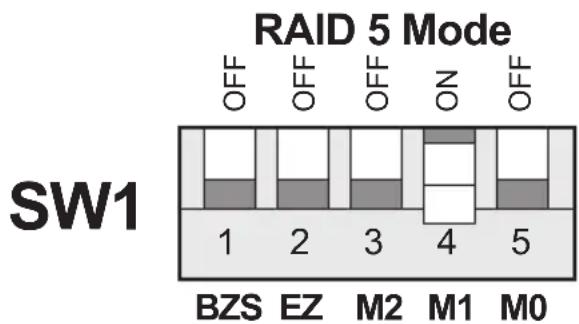 Addonics AD5HPMREU - Note: Steps A to D need to be performed each time the raid mode is modified. - 8