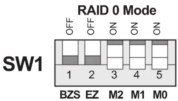 Addonics AD5HPMREU - Note: Steps A to D need to be performed each time the raid mode is modified. - 2