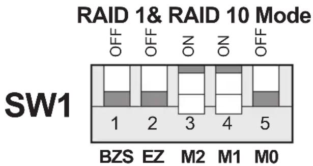 Addonics AD5HPMREU - Note: Steps A to D need to be performed each time the raid mode is modified. - 4