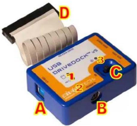Wiebetech USB DriveDock v5 - Check the accessories packaged with your USB DriveDock. - 1