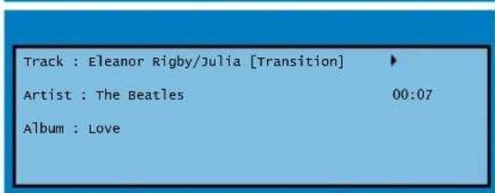 Track : Eleanor Rigby/Julia [Transition] Artist : The Beatles 00:07 Album : Love
