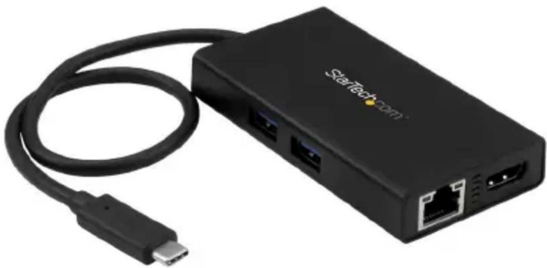 StarTech.com DKT30CHPD - USB-C Multifunction Adapter for Laptops - Power Delivery - 4K HDMI - USB 3.0 - 1