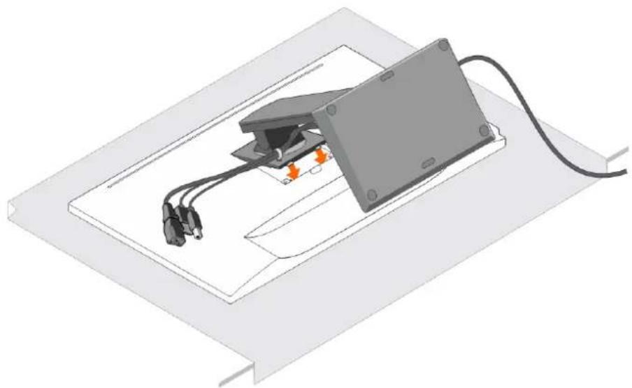DELL DS1000 - Installing the stand riser assembly - 8