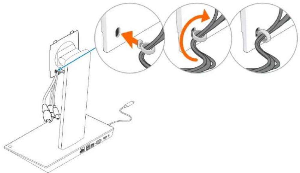DELL DS1000 - Installing the stand riser assembly - 6