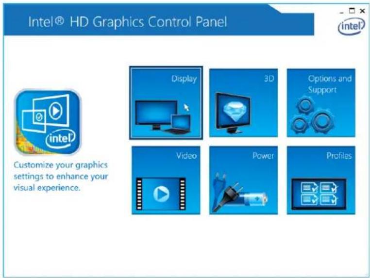 Intel® HD Graphics Control Panel intel® Customize your graphics settings to enhance your visual experience. Display 3D Options and Support Video Power Profiles