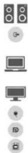 DELL DS1000 - Icon I/O ports and button - 2