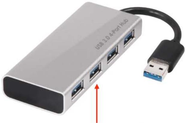 CLUB3D CSV-1431 - SenseVision USB 3.0 Hub 4-Port with Power Adapter - 1