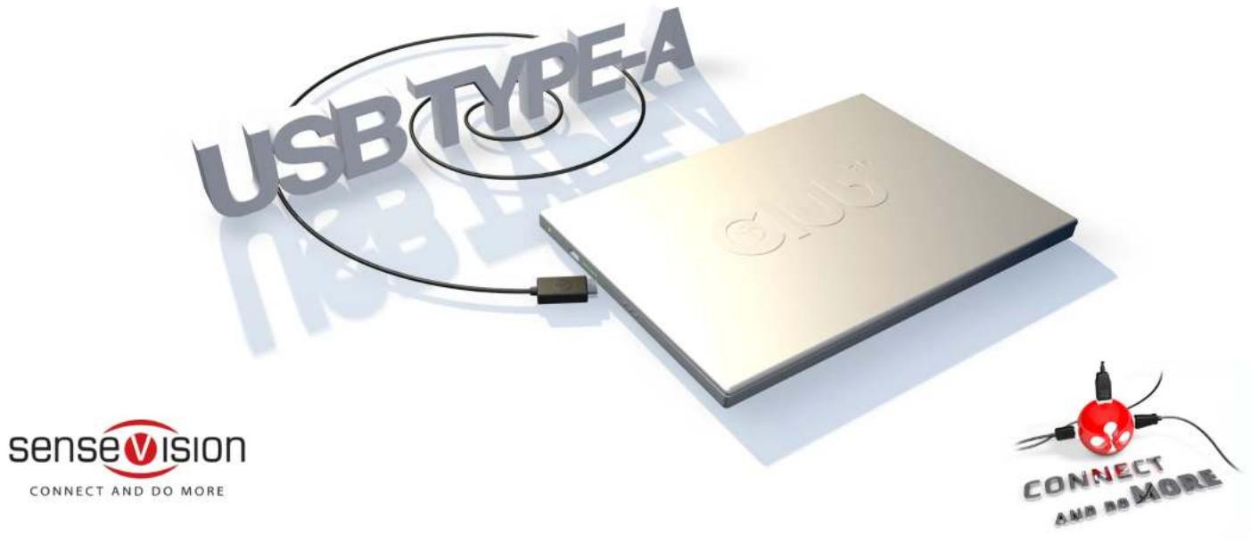 CLUB3D CSV-1431 - SenseVision USB 3.0 Hub 4-Port with Power Adapter - 1