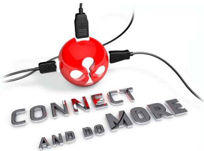 CLUB3D CSV-1431 - Simplify your connections with Club3d USB Splitter - 2