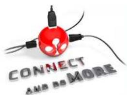 CLUB3D CSV-1431 - SenseVision USB 3.0 Hub 4-Port with Power Adapter - 8