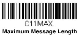 HONEYWELL 7980G-2KBWC-0 - Code 11 Message Length - 2