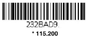 HONEYWELL 7980G-2KBWC-0 - RS232 Baud Rate - 10