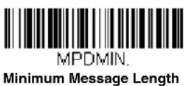 HONEYWELL 7980G-2KBWC-0 - MicroPDF417 Message Length - 1