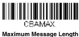 HONEYWELL 7980G-2KBWC-0 - Codablock A Message Length - 2