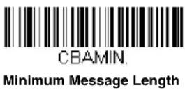 HONEYWELL 7980G-2KBWC-0 - Codablock A Message Length - 1