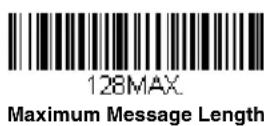 HONEYWELL 7980G-2KBWC-0 - Code 128 Message Length - 2