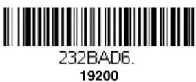 HONEYWELL 7980G-2KBWC-0 - RS232 Baud Rate - 7