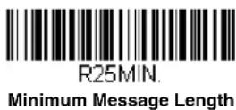HONEYWELL 7980G-2KBWC-0 - Straight 2 of 5 Industrial Message Length - 1