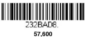 HONEYWELL 7980G-2KBWC-0 - RS232 Baud Rate - 9