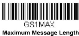 HONEYWELL 7980G-2KBWC-0 - GS1-128 Message Length - 2