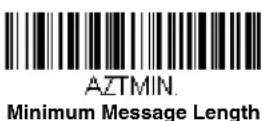 HONEYWELL 7980G-2KBWC-0 - Aztec Code Message Length - 1