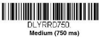 DLYRRD750. Medium (750 ms)