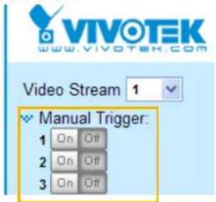 Vivotek FD8382-VF2 - ■ Manual Triggers - 2
