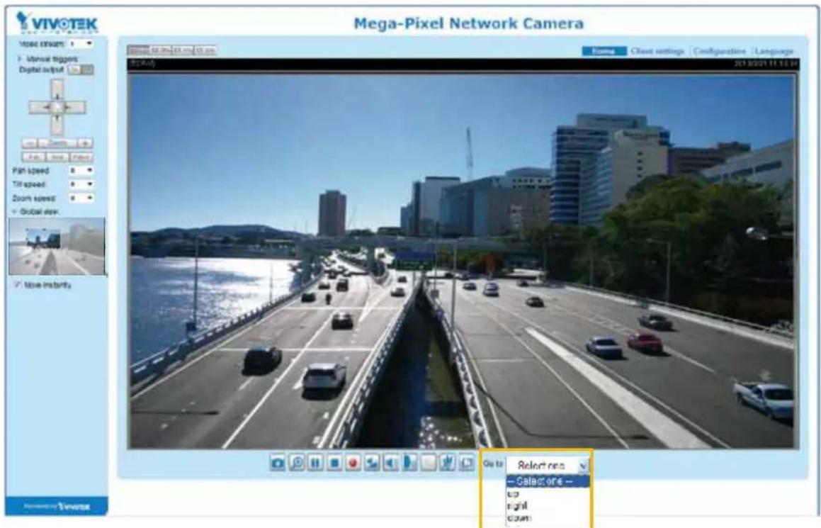 Vivotek FD8382-VF2 - Home page in the E-PTZ Mode - 1