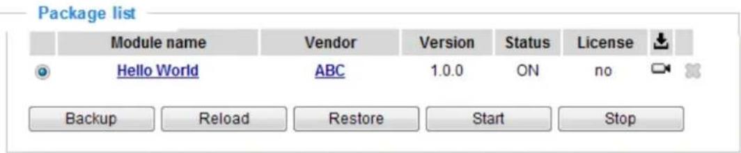 Vivotek FD8382-VF2 - Applications > Package management - a.k.a., VADP (VIVOTEK Application Development Platform) - 4