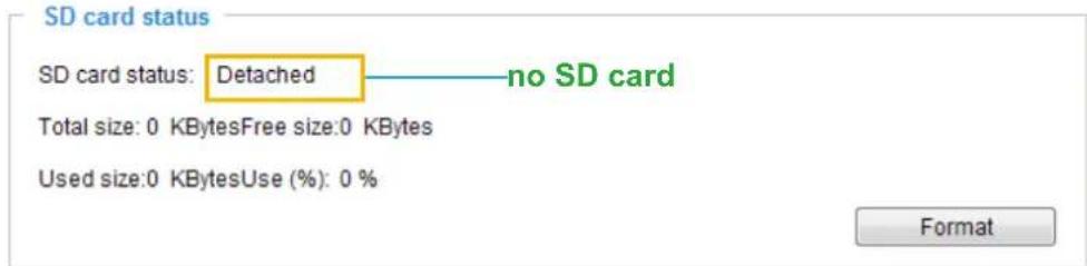 Vivotek FD836B-EHVF2 - SD card staus - 1