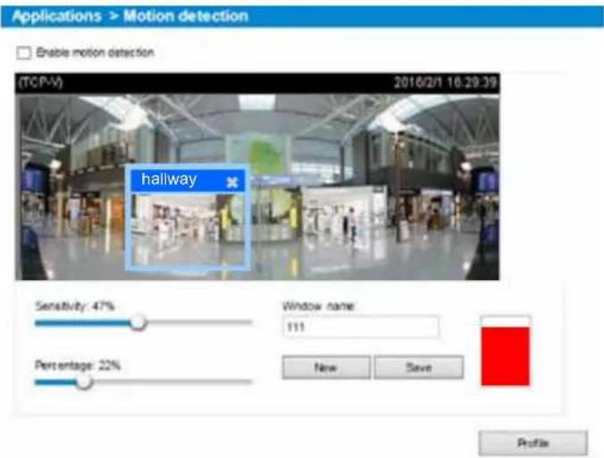 Vivotek MS8391-EV - Applications > Motion detection - 2