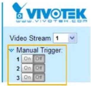 Vivotek MS8391-EV - ■ Manual Triggers - 2