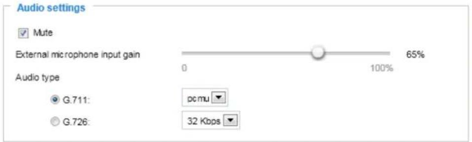 Vivotek MS8391-EV - Audio Settings - 1