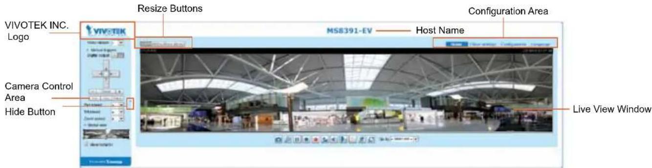 Vivotek MS8391-EV - Main Page - 1