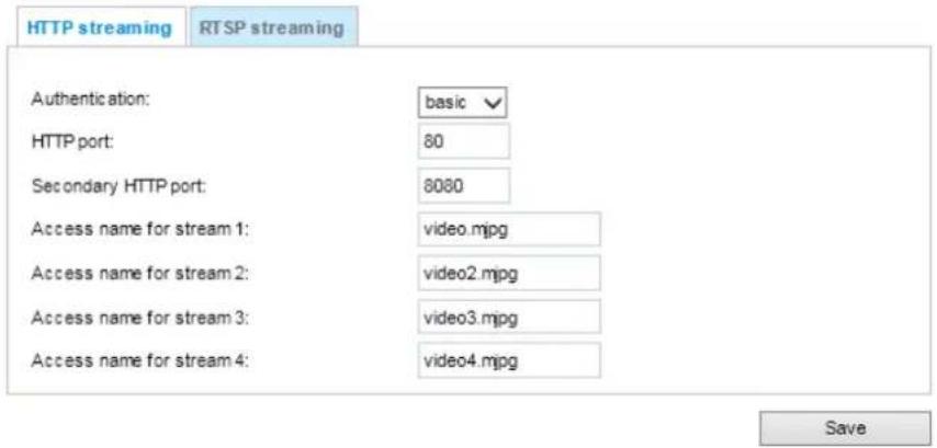 Vivotek MS8391-EV - HTTP streaming - 1