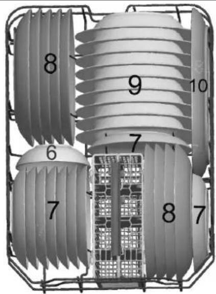Hanseatic WQP8-7736B - Unterer Geschirrkorb - 1