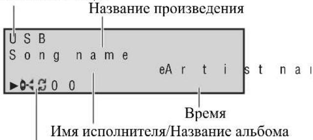 Название произведения U S B S o n g n a m e eA r t i s t n a l 0 0 Время Имя исполнителя/Название альбома