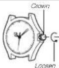 CASIO Sheen SHE-3806 - Crown Operations - 1