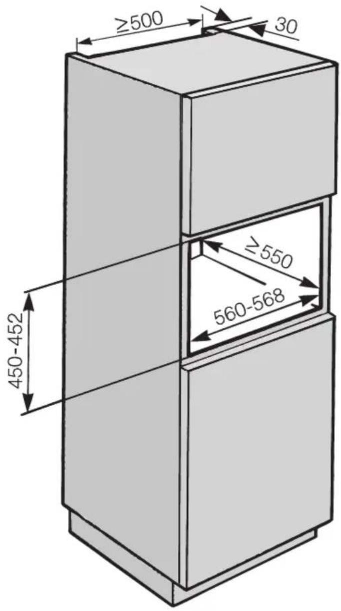 MIELE H 6401 BPX - Einbau in einen Unterschrank - 2
