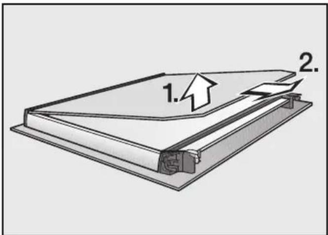MIELE H 6401 BPX - Tür auseinanderbauen - 2